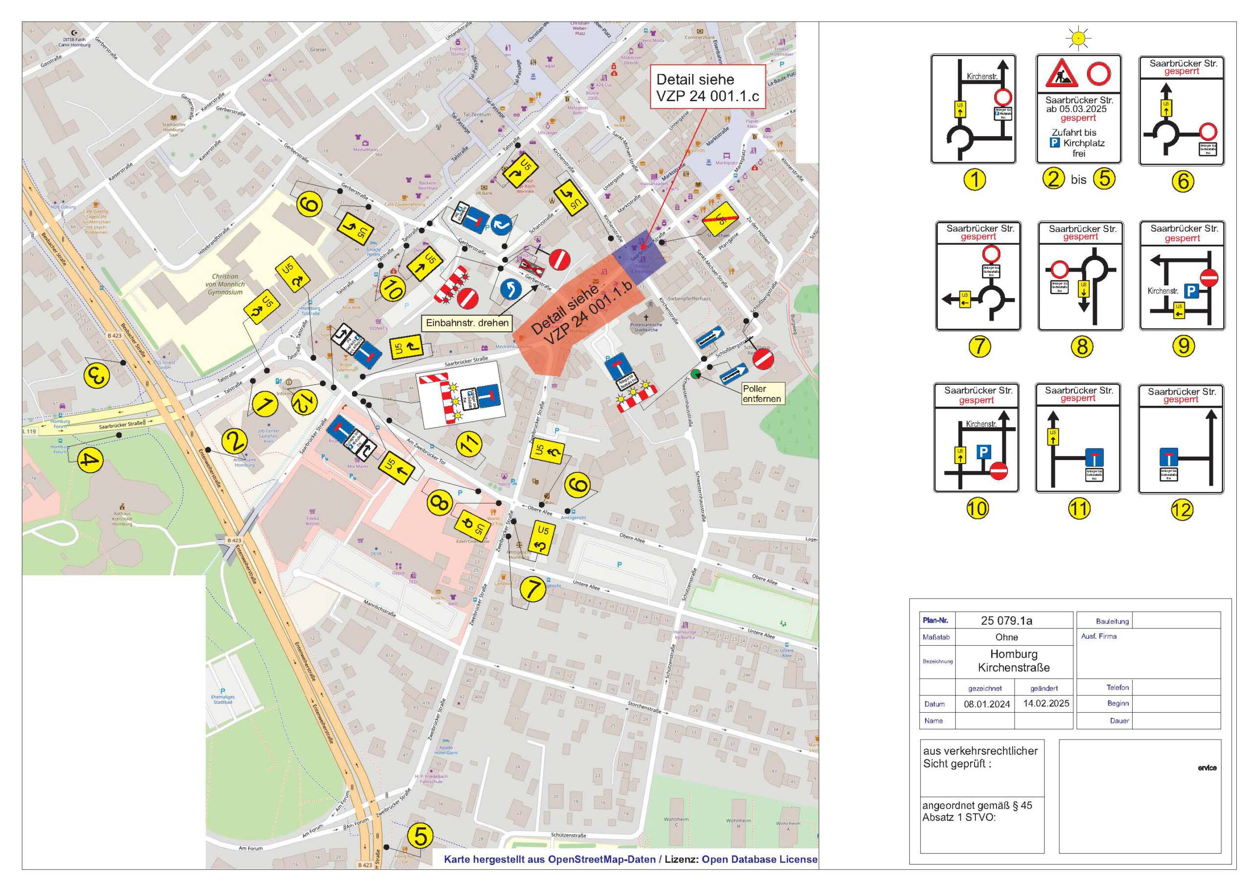 Kanalbauarbeiten Obere Kirchenstraße