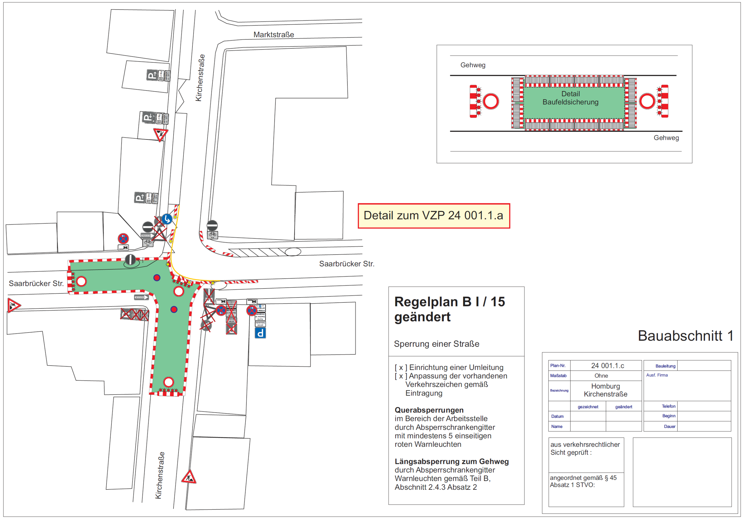 Anstehende Kanalbauarbeiten - Kirchenstraße